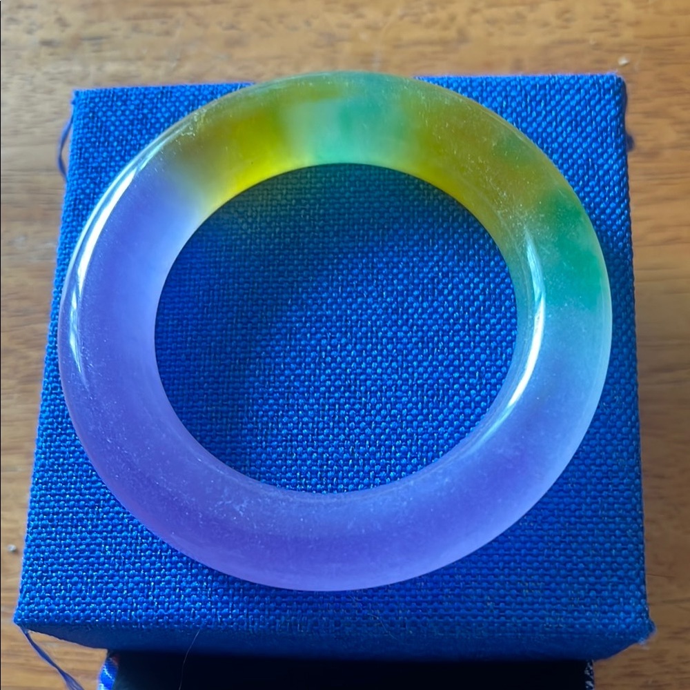 New Multicolor Jadeite Bangle
